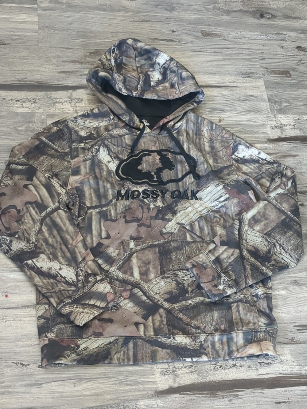 Mossy Oak Woodland Camo Pullover Hoodie - Brown & Green